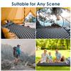 HeyJiaYu Inflating Sleeping Pad,Portable Double Person Self Inflatable Outdoor Mat for Tent Car Truck Van, 441 Lbs Capacity, Air Sleeping Mat with Carry Bag, for Camping, Hiking, Backpacking view 2