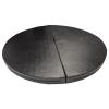 Pole Crash Mat Thick 2in, 3ft/3.5ft/4ft/4.5ft/5ft/5.5ft/6ft/6.2ft Large Portable Foldable Pole Dance Mats Round, Home Workout Fitness Yoga Exercise Mat Fall Safety Padding for Dance Pole ( Color : Bla view 1