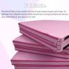 Pole Crash Mat Thick 2in, 3ft/3.5ft/4ft/4.5ft/5ft/5.5ft/6ft/6.2ft Large Portable Foldable Pole Dance Mats Round, Home Workout Fitness Yoga Exercise Mat Fall Safety Padding for Dance Pole ( Color : Bla view 3