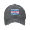 KLIUXBF Leave Trans Kids Alone You Absolute Freaks Hat Deep Heather Baseball Cap Vintage Cotton Washed Distressed Dad Hat Adjustable view 1