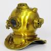 Divers Helmet 12" Miniature Brass Finished Diving Helmet Home Decor | Nautical Table top Diving Helmet | Looks Premium for Christmas New Year view 3