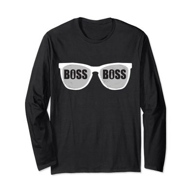 Funny Boss Lady Best Boss Men Boss Para Hombre Kids Bossy Long Sleeve T-Shirt