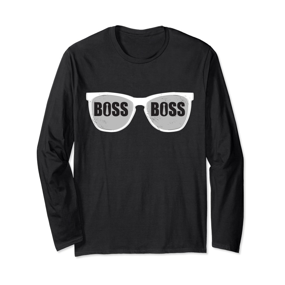Funny Boss Lady Best Boss Men Boss Para Hombre Kids Bossy Long Sleeve T-Shirt