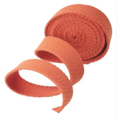 Cotton Webbing,Cotton Bag Strapping, Webbing Strap - Cotton Webbing for Bag Straps - Rucksack/Backpacks, Luggage/Cargo Strapping, Belts, 10 Yards/lot(Color:Wit, Size : 25 MM) (Color : Oranje, Size :
