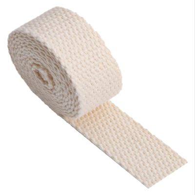 Sew Strap,Cotton Ribbon, Webbing Strap 50mm, Cotton Upholstery Webbing Straps for Bags Chairs Handles(Color:Blu, Size : 50mm x 5Yards) (Color : Beige, Size : 50mm x 10Yards)
