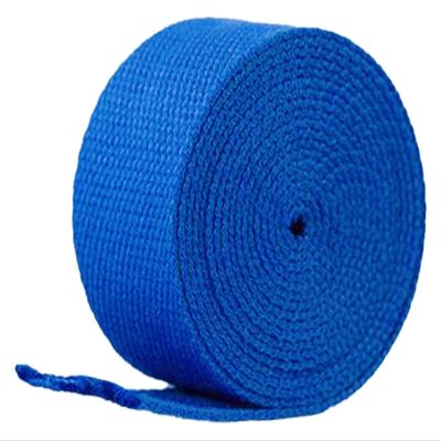 Cotton Webbing Strap for Bags Handles Strapping, 20mm by 5, 10, 20 Yards(Color:Wit, Size : 20mm x 20Yards) (Color : Blu, Size : 20mm x 20Yards)