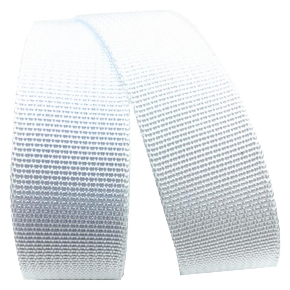 3/4 inch Webbing Strap, Polypropylene Webbing 20mm, Upholstery Nylon Webbing(Color:Blu, Size : 20mm/5Yards) (Color : Wit, Size : 20mm/5Yards)
