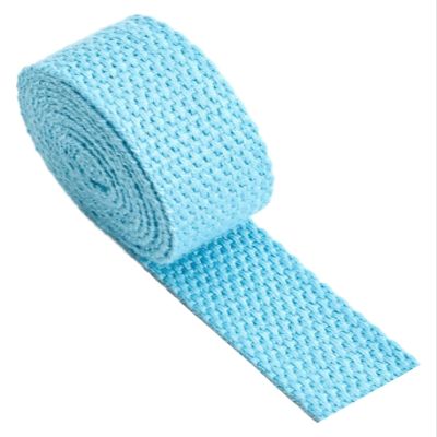 Webbing Strap 25mm 38mm 50mm Cotton Upholstery Webbing for Bag Straps Rucksack Backpack Luggage Cargo Strapping Belts(Color:Red, Size : 25mm x 10Yards) (Color : Lightblue, Size : 25mm x 10Yards)