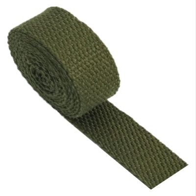 Sew Strap,Cotton Ribbon, Webbing Strap 50mm, Cotton Upholstery Webbing Straps for Bags Chairs Handles(Color:Blu, Size : 50mm x 5Yards) (Color : Grn, Size : 50mm x 5Yards)