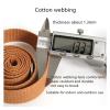 Canvas Cotton Webbing Straps 20mm Tape Upholstery Backpack Luggage Strapping DIY Crafts, 5/10/20Yards Length(Color:Wit, Size : 20MM x 5Yard) (Color : Black, Size : 20MM x 20Yard) view 3