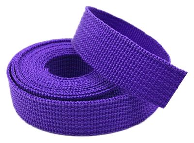 50mm, Heavy Duty Polypropylene Tape for Bags, Rucksack, Backpacks, Luggage/Cargo Strapping, Belts,DIY Craft(Color:Wit, Size : 50MM x 2 (Color : Purple, Size : 50MM x 20Yards)