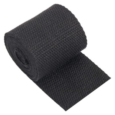 VIGANI Cotton Webbing,Cotton Bag Strapping, 2 inch Cotton Webbing Strap, Upholstery Webbing, 50mm Wide Webbing Straps for Bags(Color:Wit, Size : 50MM x 10Yard) (Color : Black, Size : 50MM x 5Yard)
