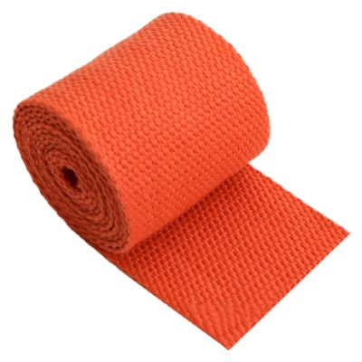 Canvas Cotton Webbing Straps 20mm Tape Upholstery Backpack Luggage Strapping DIY Crafts, 5/10/20Yards Length(Color:Wit, Size : 20MM x 5Yard) (Color : Oranje, Size : 20MM x 20Yard)
