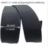 Webbing Strap, Polypropylene Webbing 38mm, Nylon Upholstery Webbing, 5/10/20Yards Length(Color:Wit, Size : 38mm/10Yards) (Color : Unique Colour, Size : 38mm/10Yards) view 2