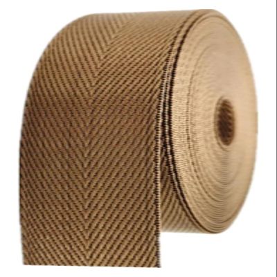 VIGANI Webbing Strap 25mm 38mm, Nylon Herringbone Twill Upholstery Webbing Straps for Bags(Color:Red, Size : 38MM x 5Yards) (Color : Khaki, Size : 25MM x 5Yards)