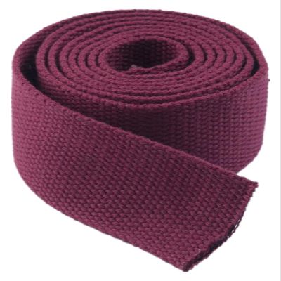 Canvas Cotton Webbing Straps 20mm Tape Upholstery Backpack Luggage Strapping DIY Crafts, 5/10/20Yards Length(Color:Wit, Size : 20MM x 5Yard) (Color : WineRed, Size : 20MM x 20Yard)