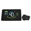 Luejnbogty H6C Electric Bike LCD Display Meter 24V-60V E Scooter LCD Panel Color Screen with USB UART for Electric Bike Accessories (SM 5+2PIN), black view 2