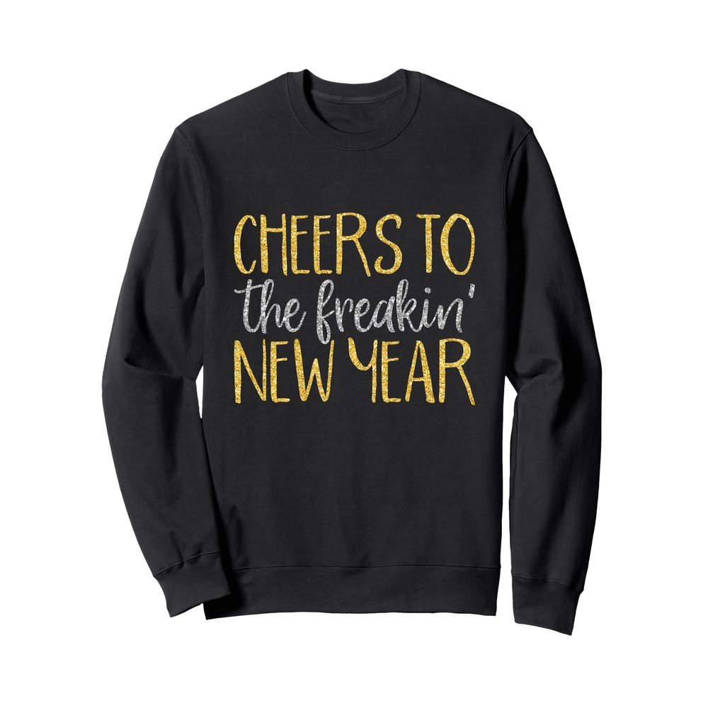 New Years Eve Shirt for Women Men Funny Happy New Year Party Sweatshirt