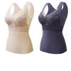 2PCS 2-in-1 Built-in Bra Thermal Underwear, High Stretch Thermal with Built-in Bra (2PCS K,4XL)