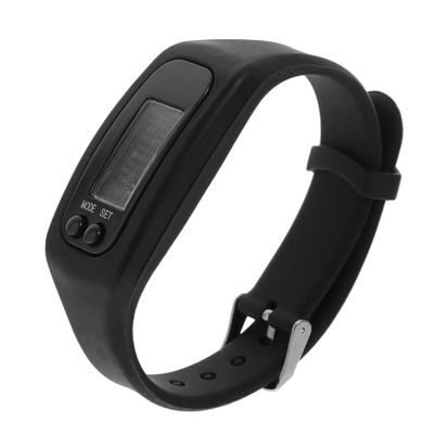 HOMSFOU Pedometer Watch with Multi-Function Step Counter Silicone Wristband Fitness Tracker for Walking and Activity Monitoring Skin-Friendly Design for Everyday Use