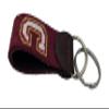 Charleston Belt Handmade Needlepoint Key Fob - Logo - Quality Leather (Logo)