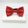 BEWDIO Boy Red Bow Ties Pre Tied Toddler Bow Tie Adjustable Kids Baby Bowtie for Wedding Party (58-02) view 3