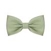 BEWDIO Sage Green Baby Bow Tie, Solid Pre Tied Bow Ties for Boys Toddler Adjustable Kids Bowties for Wedding Party (58-09) view 1