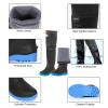 VesFy Hip Waders Lightweight Fishing Hip Wader for Men, PVC Warm Hip Boots with Cleated Outsole, No Leaks Water (Color : Black, Size : 9.5) view 4