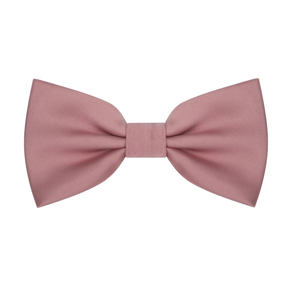 BEWDIO Dusty Pink Bow Ties for Boys Pre Tied Toddler Bow Tie Adjustable Kids Bowtie Baby Bowties for Wedding Party (58-13)