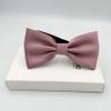 BEWDIO Dusty Pink Bow Ties for Boys Pre Tied Toddler Bow Tie Adjustable Kids Bowtie Baby Bowties for Wedding Party (58-13) view 3