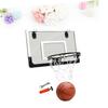 ibasenice 1pc Door Hanging Basketball Board Transparent Mini Backboard Easy Assembly Indoor Basketball Plate Sturdy Material for Home view 3