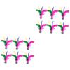 ibasenice 12pcs Colorful Kick Shuttlecocks Chinese Kicking Shuttlecock Game for Boy Girl for Multiplayer Activity to Leg Strength Flexibility view 1
