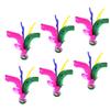 ibasenice 12pcs Colorful Kick Shuttlecocks Chinese Kicking Shuttlecock Game for Boy Girl for Multiplayer Activity to Leg Strength Flexibility view 3