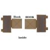 JFFCESTORE Tactical Vest Side Expansion Platform Panel Molle Webbing Module Accessories Hook and Loop/G Hook Mounting for Vest JPC/CPC/LBT/LBX/FCPC (Tan) view 2