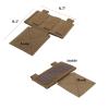 JFFCESTORE Tactical Vest Side Expansion Platform Panel Molle Webbing Module Accessories Hook and Loop/G Hook Mounting for Vest JPC/CPC/LBT/LBX/FCPC (Tan) view 3