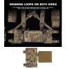 JFFCESTORE Tactical Vest Side Expansion Platform Panel Molle Webbing Module Accessories Hook and Loop/G Hook Mounting for Vest JPC/CPC/LBT/LBX/FCPC (Tan) view 4