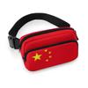 Chinese Flag Unisex Mini Belt Bag with Adjustable Strap Small Fanny Pack Crossbody Chest Bag view 1