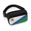 Lesotho Flag Unisex Mini Belt Bag with Adjustable Strap Small Fanny Pack Crossbody Chest Bag view 1