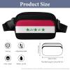 Flag of Iraq Unisex Mini Belt Bag with Adjustable Strap Small Fanny Pack Crossbody Chest Bag view 2