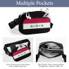 Flag of Iraq Unisex Mini Belt Bag with Adjustable Strap Small Fanny Pack Crossbody Chest Bag view 3