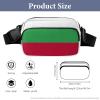 Bulgarian Flag Unisex Mini Belt Bag with Adjustable Strap Small Fanny Pack Crossbody Chest Bag view 2