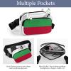 Bulgarian Flag Unisex Mini Belt Bag with Adjustable Strap Small Fanny Pack Crossbody Chest Bag view 3