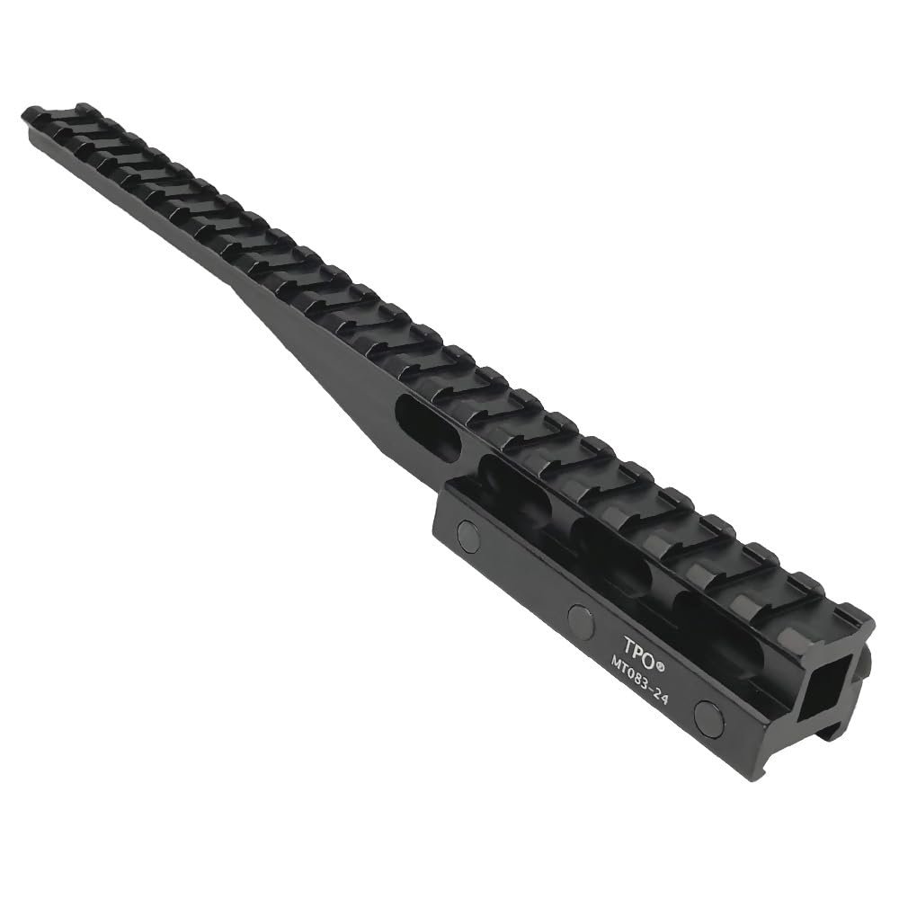 Eastern Tactical Supply Optics Riser Picatinny Rail Riser for Optics or Red Dot Riser Mount 0.83 Height 10" Length 24-Slots  MT083-24 