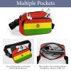 Bolivia Flag Unisex Mini Belt Bag with Adjustable Strap Small Fanny Pack Crossbody Chest Bag view 3