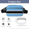 Flag of Botswana Unisex Mini Belt Bag with Adjustable Strap Small Fanny Pack Crossbody Chest Bag view 2