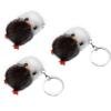 Fosrion Adorable Genuine Mink Fur Duckling Keychain - Ethically Sourced, Available in Four Chic Colors (3, Coffee) view 1