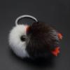 Fosrion Adorable Genuine Mink Fur Duckling Keychain - Ethically Sourced, Available in Four Chic Colors (3, Coffee) view 4