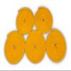 HAEST Jump Rope Set | 2.10 m | Yellow | Je 88 g | Gymnastics Jump Rope | Colorful & Durable, FI-HA-POLY-GE-210-SET5 view 1