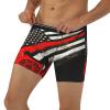 ACTYDER USA Thin Red Line Firefighter Axe Men's Boxer Briefs, Mens Trunks Underwear Wicking-Breathable Underpants Large view 3