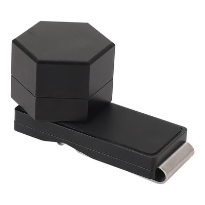 Mini Portable Magnetic Billiard Cue Chalk Case Black Billiard Cue Hex Chalk Box Billiard Cue Chalk Holder